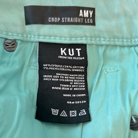 NWT Kut From The Kloth Amy Crop Straight Leg Jeans - Picture 10 of 10